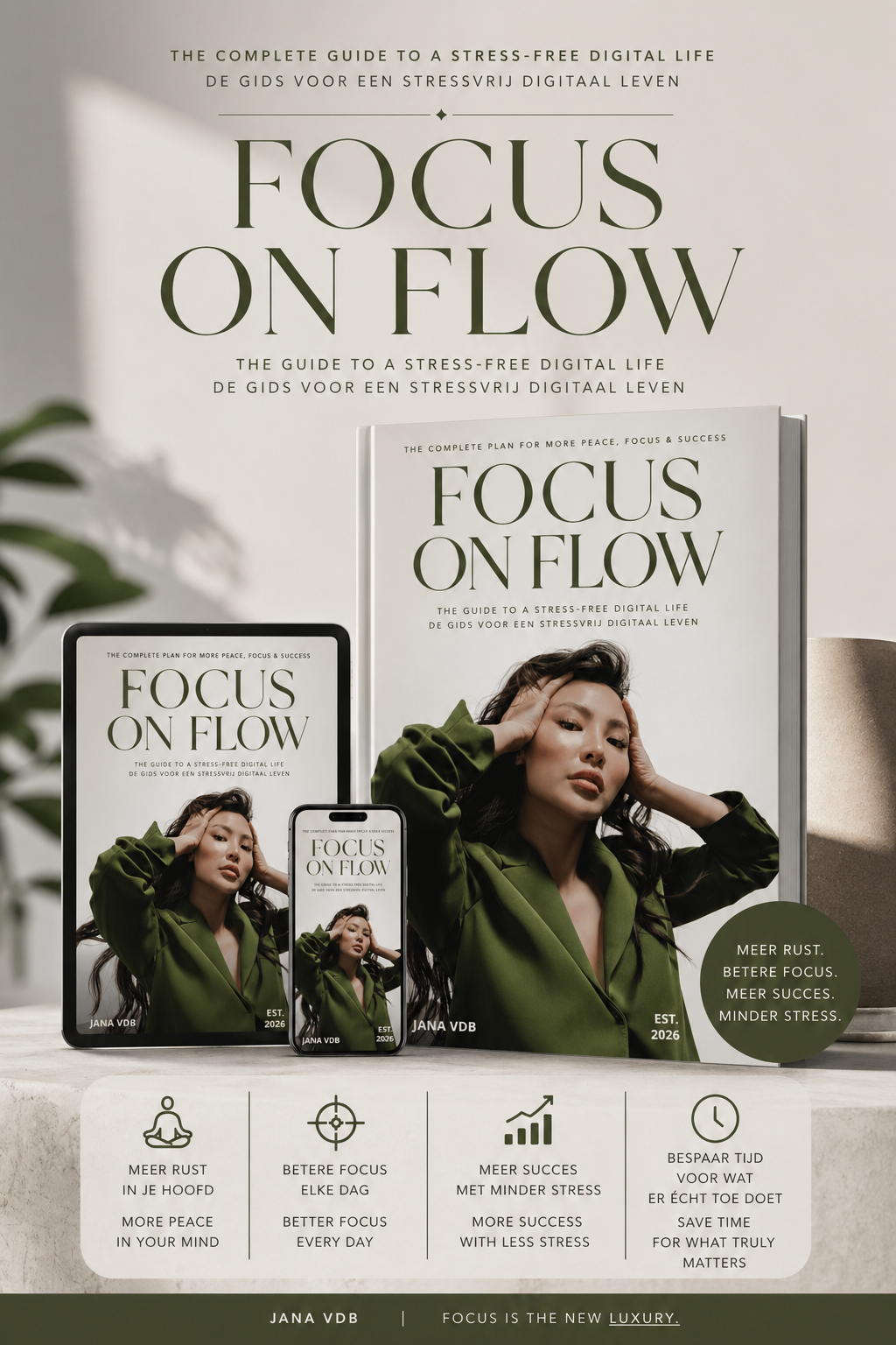 Focus on flow: The guide to a stress-free digital life- Direct download (PDF). ENG